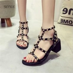 Cradle Of Goth Summer Goth Sandals (Vegan Leather) SHOES