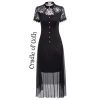 Cradle Of Goth Elegant Temptress Dress DRESSES