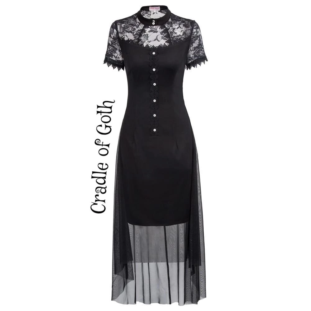 Cradle Of Goth Elegant Temptress Dress DRESSES 1 Cradle Of Goth Elegant Temptress Dress DRESSES