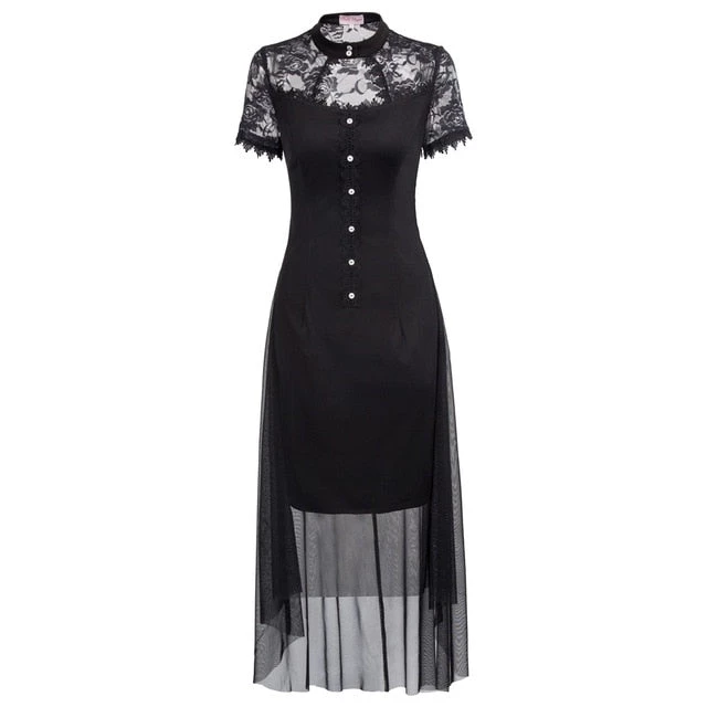 Cradle Of Goth Elegant Temptress Dress DRESSES 2 Cradle Of Goth Elegant Temptress Dress DRESSES