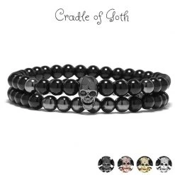 Cradle Of Goth BRACELETS Death Charm Bracelet