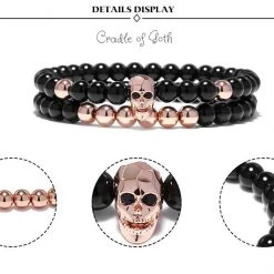 Cradle Of Goth BRACELETS Death Charm Bracelet