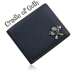 Cradle Of Goth Skull Wallet