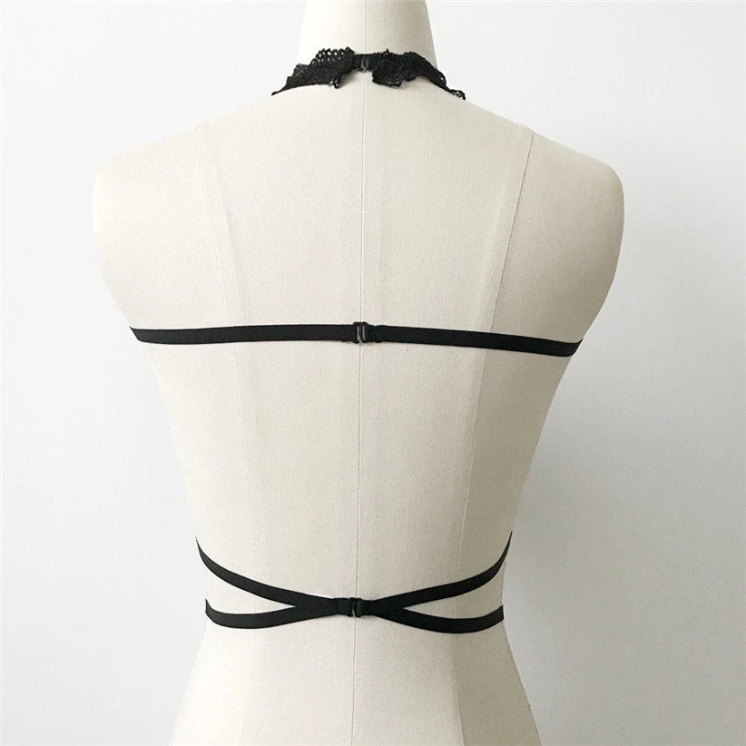 Cradle Of Goth CAGE BRAS & HARNESSES Lady Lace 3 Cradle Of Goth CAGE BRAS & HARNESSES Lady Lace
