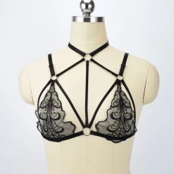 Cradle Of Goth CAGE BRAS & HARNESSES Harajuki Cage Bra Harness