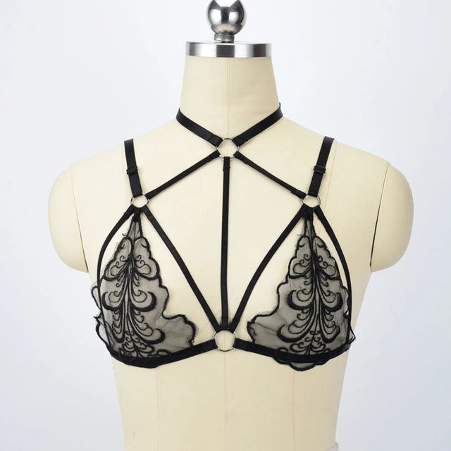 Cradle Of Goth CAGE BRAS & HARNESSES Harajuki Cage Bra Harness 8 Cradle Of Goth CAGE BRAS & HARNESSES Harajuki Cage Bra Harness