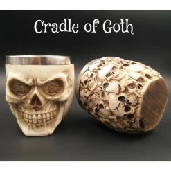 Cradle Of Goth Smiling Skull Cup