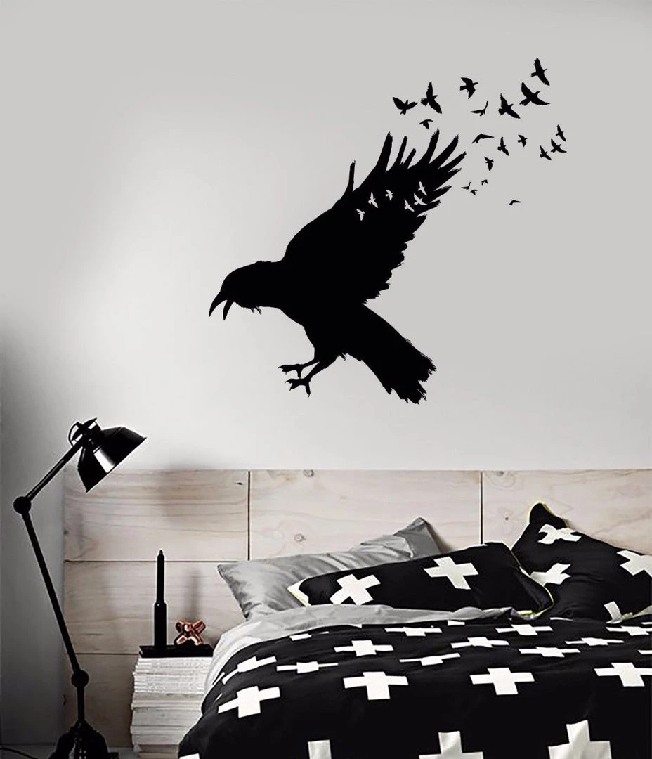 Cradle Of Goth WALL DECOR Deadly Flock Wall Sticker 1 Cradle Of Goth WALL DECOR Deadly Flock Wall Sticker