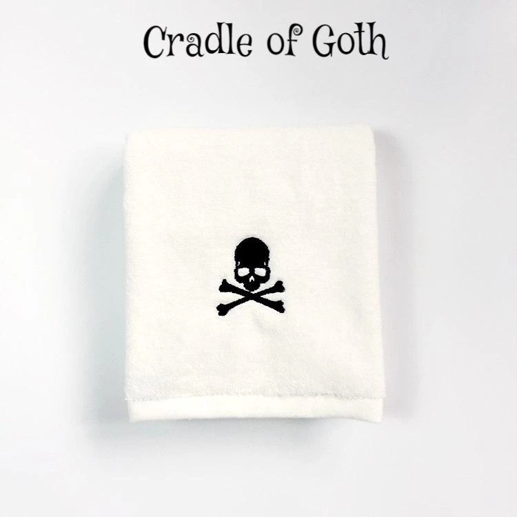 Cradle Of Goth Skull Towel 1 Cradle Of Goth Skull Towel