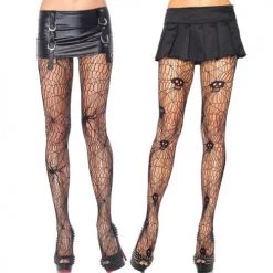 Cradle Of Goth Skulls And Spiders Goth Fishnets