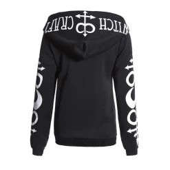 Cradle Of Goth HOODIES & SWEATERS Moon Witch Hoodie (plus Sizes Available)