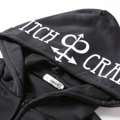 Cradle Of Goth HOODIES & SWEATERS Moon Witch Hoodie (plus Sizes Available)