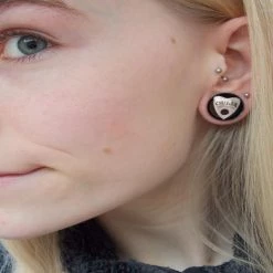 Cradle Of Goth Ouija Plugs (10mm-30mm) 17 Cradle Of Goth Ouija Plugs (10mm-30mm)