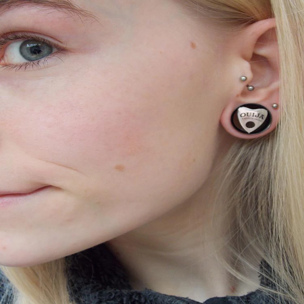 Cradle Of Goth Ouija Plugs (10mm-30mm) 8 Cradle Of Goth Ouija Plugs (10mm-30mm)