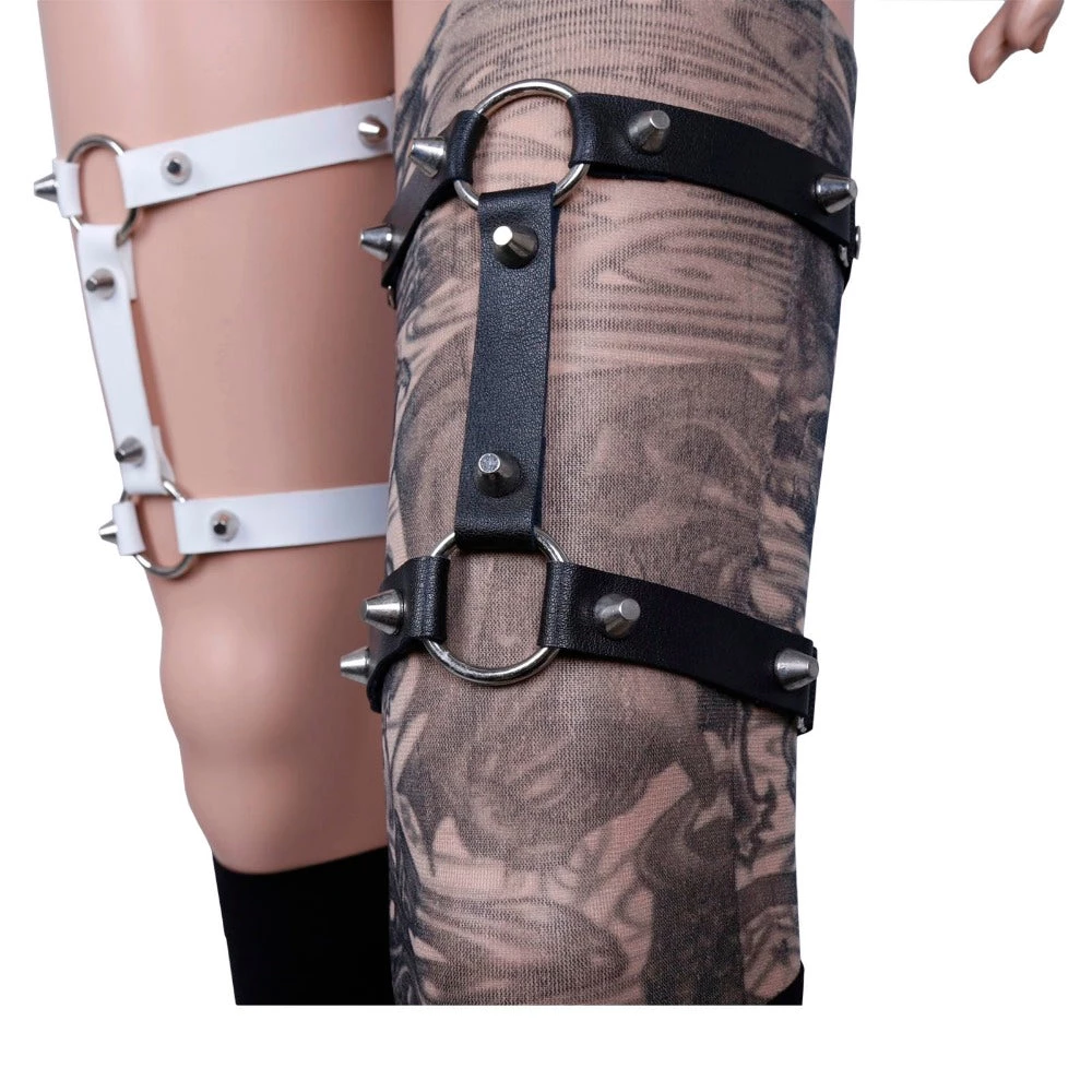 Cradle Of Goth Night Angel Garters (Vegan) 1 Cradle Of Goth Night Angel Garters (Vegan)