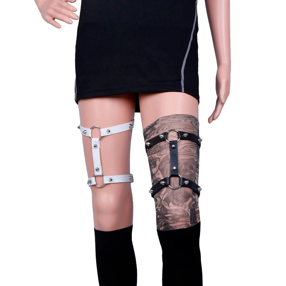 Cradle Of Goth Night Angel Garters (Vegan) 2 Cradle Of Goth Night Angel Garters (Vegan)