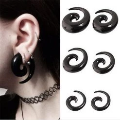 Cradle Of Goth Spirals Of Tranquility EARRINGS