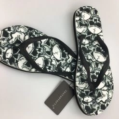 Cradle Of Goth Skull Flip-flops SHOES 11 Cradle Of Goth Skull Flip-flops SHOES