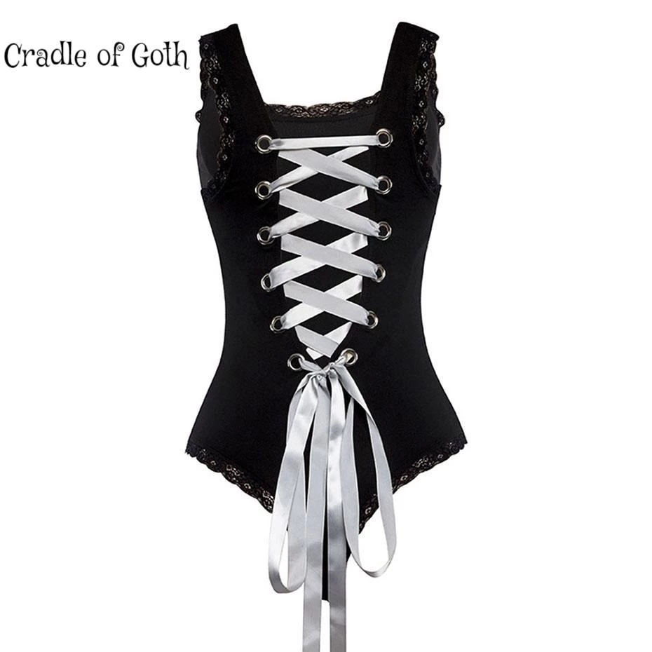 Cradle Of Goth Vintage Queen Bodysuit LINGERIE 1 Cradle Of Goth Vintage Queen Bodysuit LINGERIE