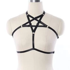 Cradle Of Goth CAGE BRAS & HARNESSES Satan's Priestess Harness