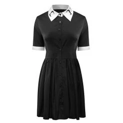 Cradle Of Goth Vintage Goth Uniform Dress (plus Size Available) DRESSES 14 Cradle Of Goth Vintage Goth Uniform Dress (plus Size Available) DRESSES