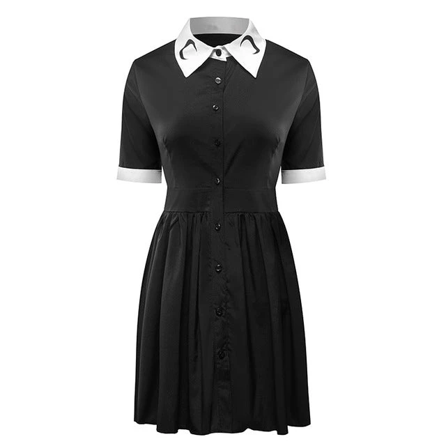 Cradle Of Goth Vintage Goth Uniform Dress (plus Size Available) DRESSES 6 Cradle Of Goth Vintage Goth Uniform Dress (plus Size Available) DRESSES