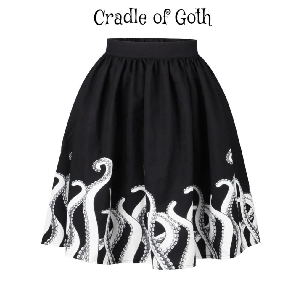 Cradle Of Goth Tentacles From Beyond Skirt 1 Cradle Of Goth Tentacles From Beyond Skirt