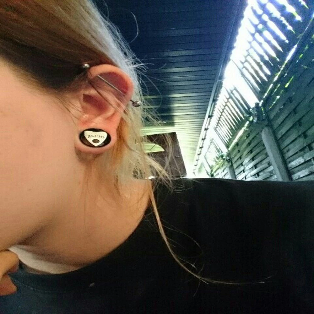 Cradle Of Goth Ouija Plugs (10mm-30mm) 9 Cradle Of Goth Ouija Plugs (10mm-30mm)