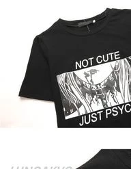Cradle Of Goth Not Cute Just Psycho T-Shirt SHIRTS