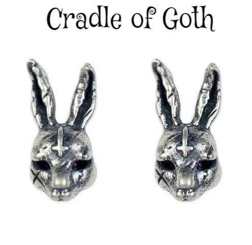 Cradle Of Goth Frank Earrings (925 Silver) 1 Cradle Of Goth Frank Earrings (925 Silver)