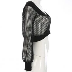 Cradle Of Goth Mesh Goth Top