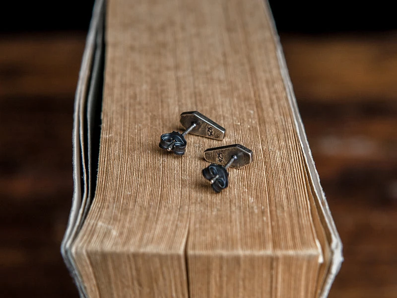 Cradle Of Goth RIP Earrings 2 Cradle Of Goth RIP Earrings