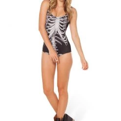 Cradle Of Goth GOTH SWIMWEAR Skeleton One-piece 19 Cradle Of Goth GOTH SWIMWEAR Skeleton One-piece
