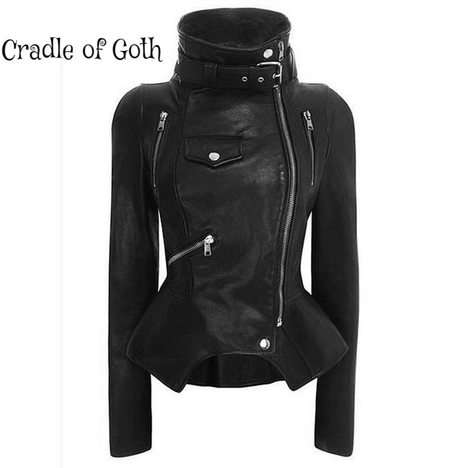 Cradle Of Goth Divine Villain Jacket (Vegan Leather) 1 Cradle Of Goth Divine Villain Jacket (Vegan Leather)
