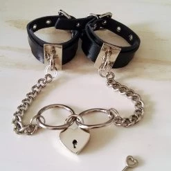 Cradle Of Goth Enchained Love Handcuffs LINGERIE