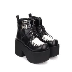 Cradle Of Goth Demonic Queen Platform Boots (Vegan Leather) SHOES