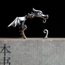 Cradle Of Goth Clingy Dragon Silver Earrings 12 Cradle Of Goth Clingy Dragon Silver Earrings