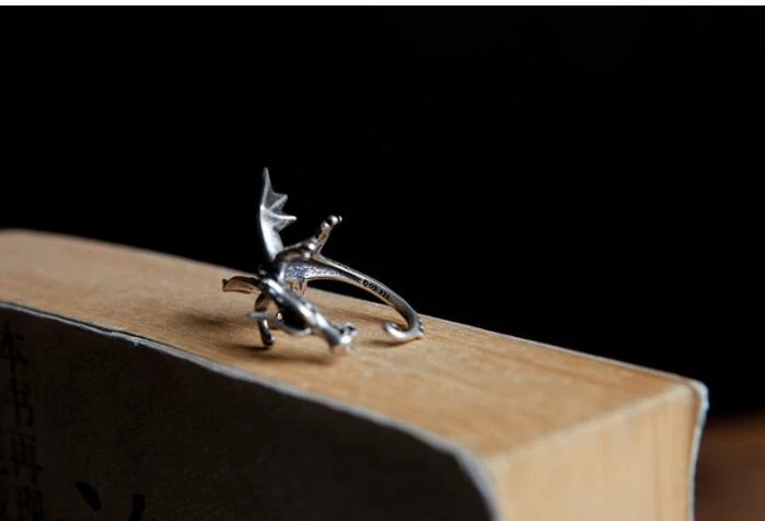 Cradle Of Goth Clingy Dragon Silver Earrings 7 Cradle Of Goth Clingy Dragon Silver Earrings