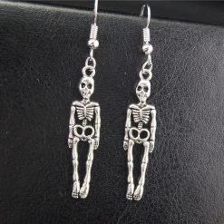 Cradle Of Goth Handmade Skeleton Earrings