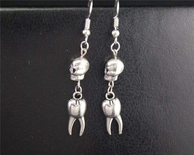 Cradle Of Goth Handmade Skeleton Earrings 4 Cradle Of Goth Handmade Skeleton Earrings
