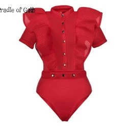 Cradle Of Goth LINGERIE Victorian Bodysuit