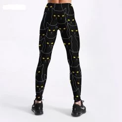 Cradle Of Goth TIGHTS & LEGGINGS Cats In The Night Leggings