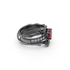 Cradle Of Goth Skull Love Ring 14 Cradle Of Goth Skull Love Ring