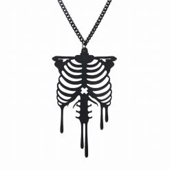 Cradle Of Goth Skeleton Necklace NECKLACES
