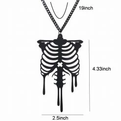 Cradle Of Goth Skeleton Necklace NECKLACES