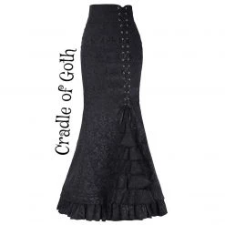Cradle Of Goth Victorian Mermaid Skirt SKIRTS