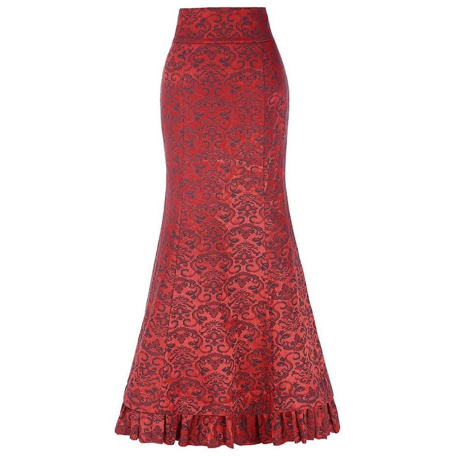 Cradle Of Goth Victorian Mermaid Skirt SKIRTS 4 Cradle Of Goth Victorian Mermaid Skirt SKIRTS