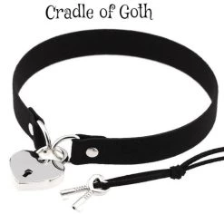 Cradle Of Goth Lock My Heart Away Choker CHOKERS