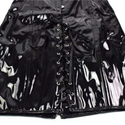 Cradle Of Goth Miss Dominatrix Leather Dress (Vegan) LINGERIE