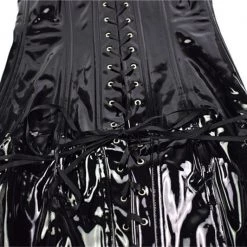 Cradle Of Goth Miss Dominatrix Leather Dress (Vegan) LINGERIE